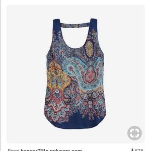 Stitch Fix Fun2Fun Diana Paisley Print Tank